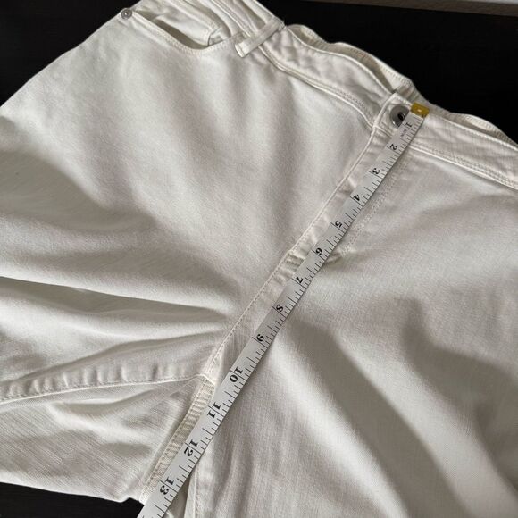 J Jill Denim Authentic Fit Slim Ankle Pants Womens Plus Sz 16 Beige Stretch - Picture 14 of 15